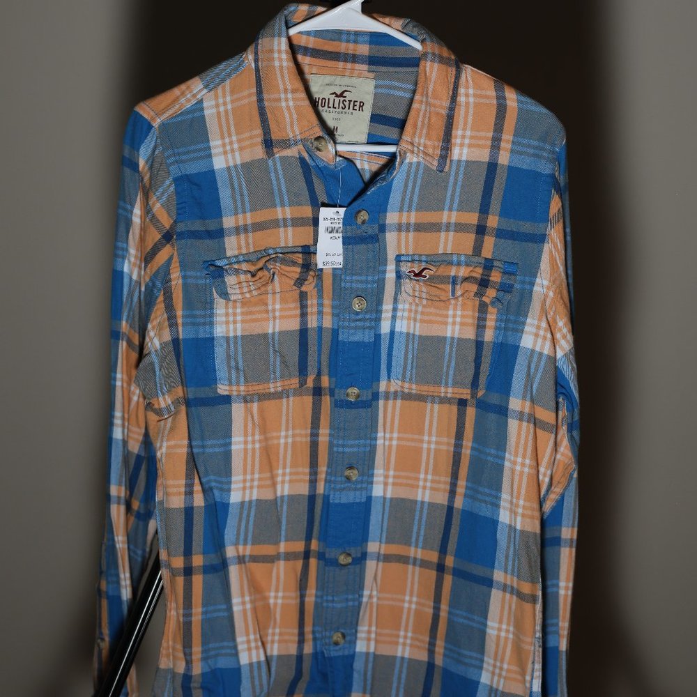 Hollister Long Sleeve Plaid Shirt